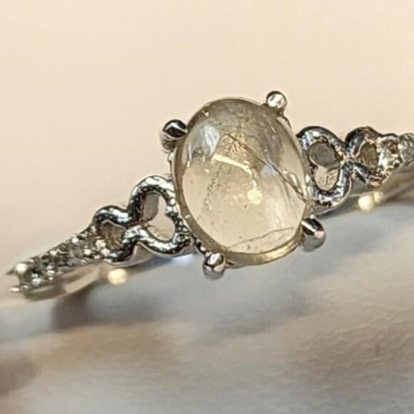 10K White Gold Amazing Rare Color Changing Zultanite (Turkish Diaspore)(1ct) - Picture 2 of 2